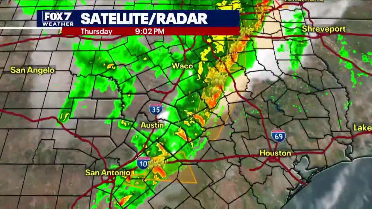 Austin weather: Central Texas sees strong winds, heavy rains as cold front comes in