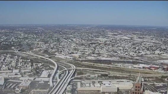 Snow storm stretches across Deep South