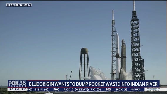 Will Blue Origin dump rocket water waste into the Indian River?
