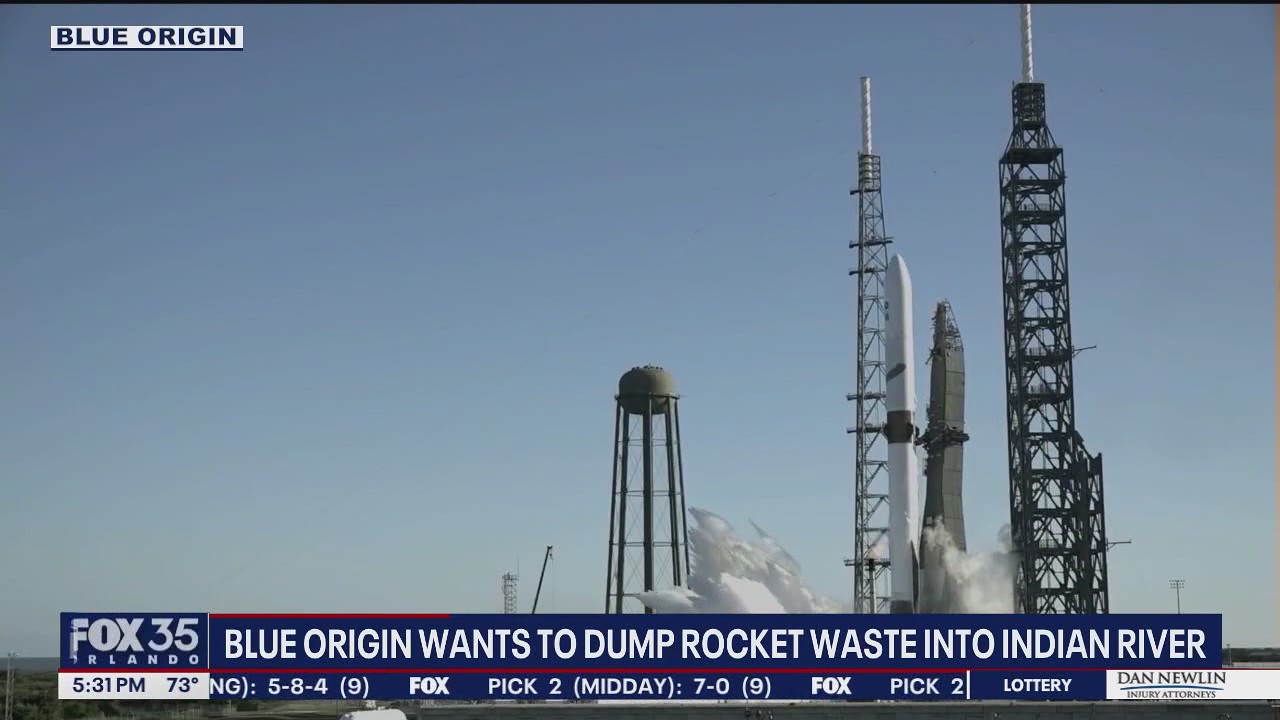 Will Blue Origin dump rocket water waste into the Indian River?
