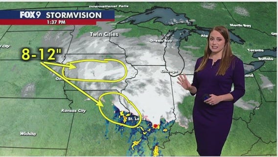 'Snowglobe snow' continues to fall across Minnesota: 2:30 p.m. update