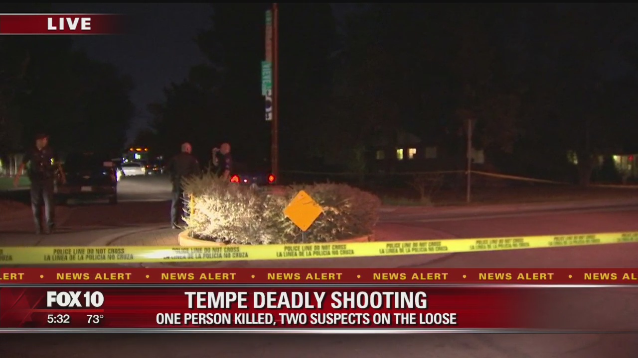 1 dead, 2 suspects on the run following Tempe shooting | FOX 10 Phoenix