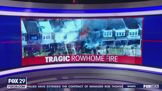 Body found after large rowhome fire damages homes in Germantown