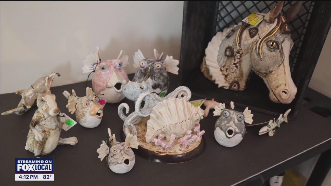 Inverness artist creates sculptures inspired by Florida marine life