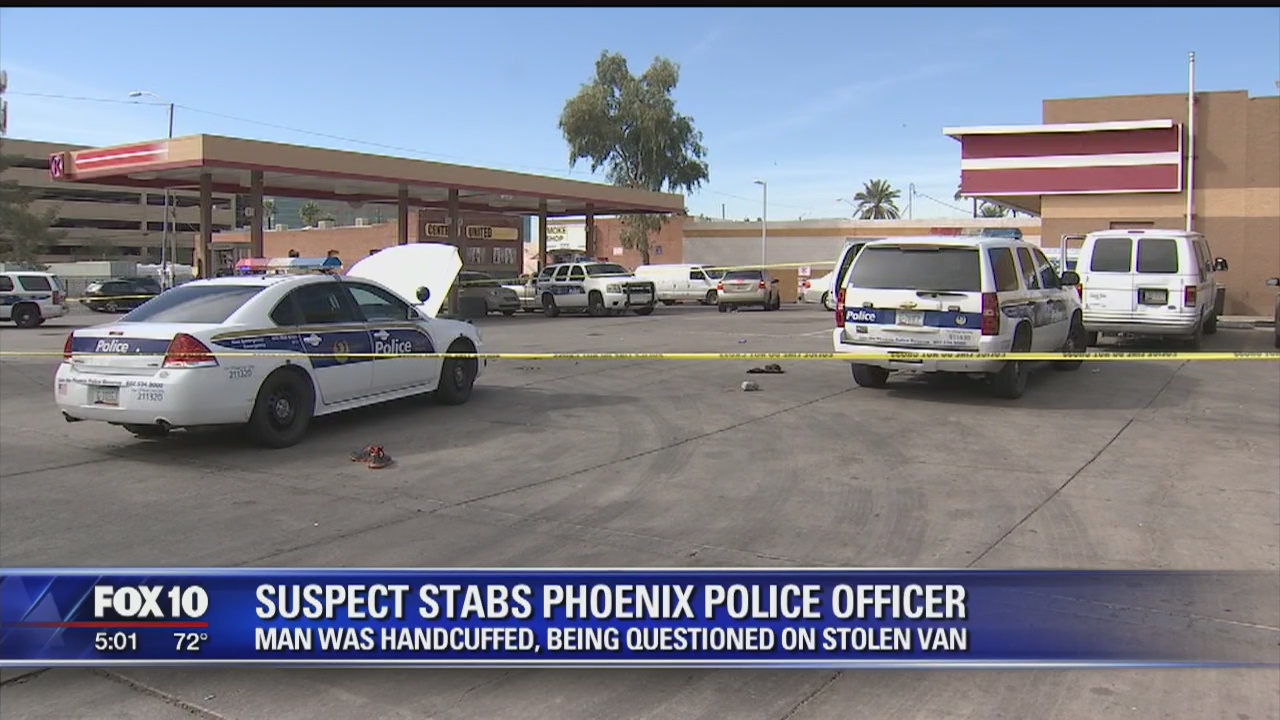 Police officer stabbed near Downtown Phoenix | FOX 10 Phoenix