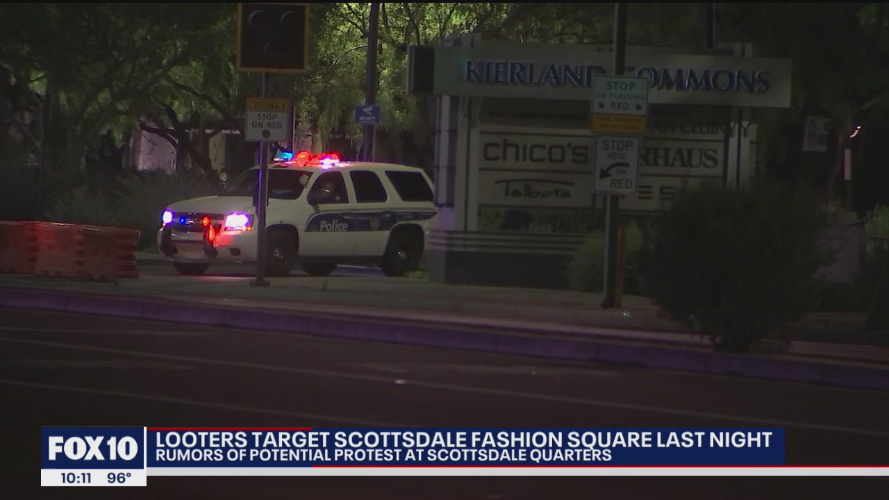 Police presence at Scottsdale Quarter amid rumors of potential protest