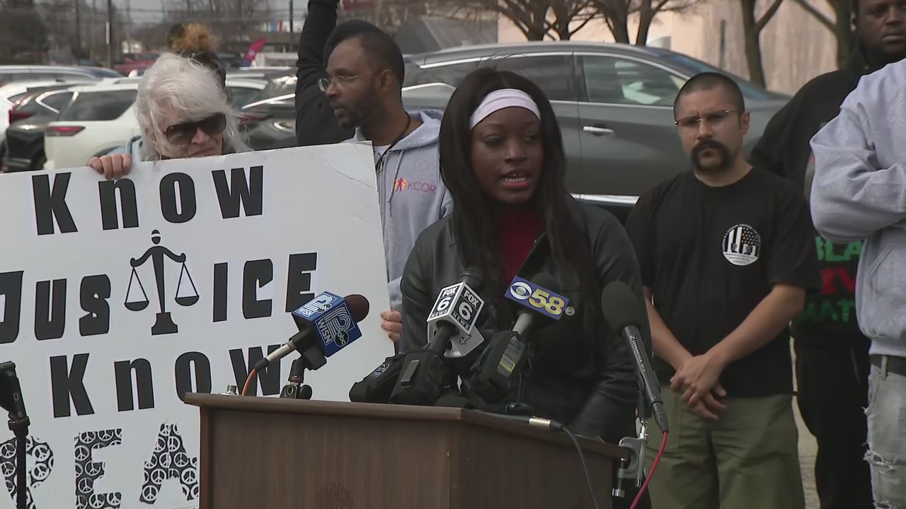 News conference regarding officer-involved incident at Kenosha middle school