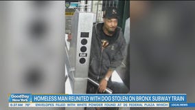 Man united with dog after he was stolen