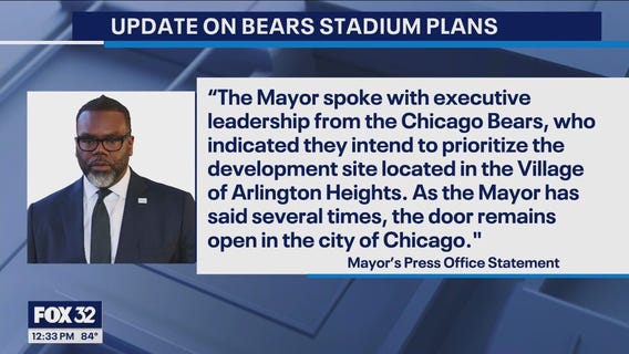 Chicago Bears refocus on Arlington Heights for new stadium