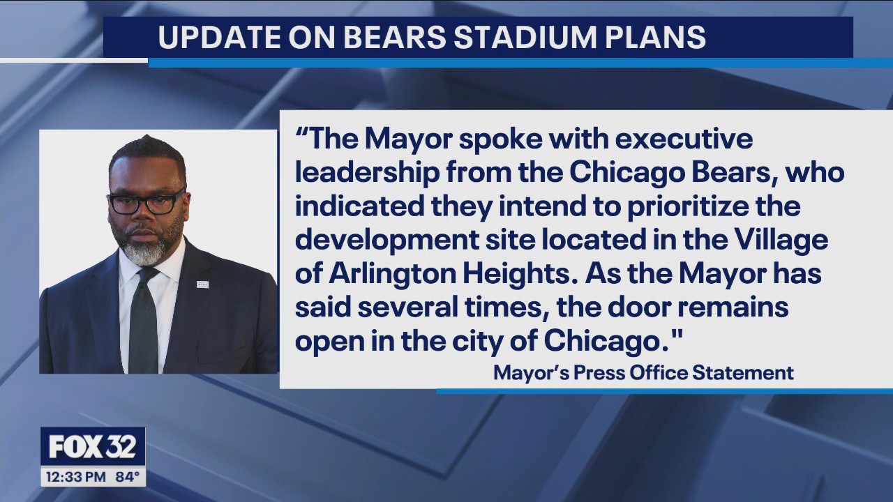 Chicago Bears refocus on Arlington Heights for new stadium