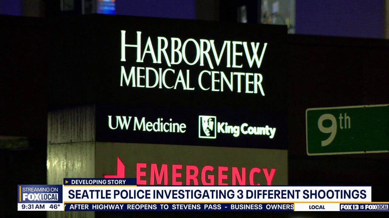 Seattle police investigate three separate shootings across the city
