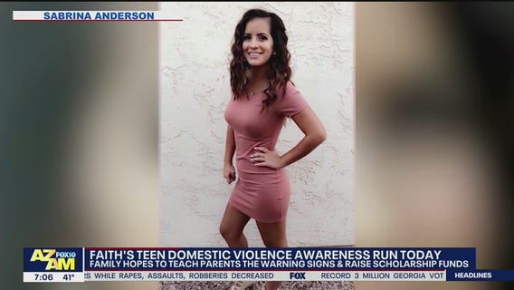 Teen domestic violence awareness run held in Surprise