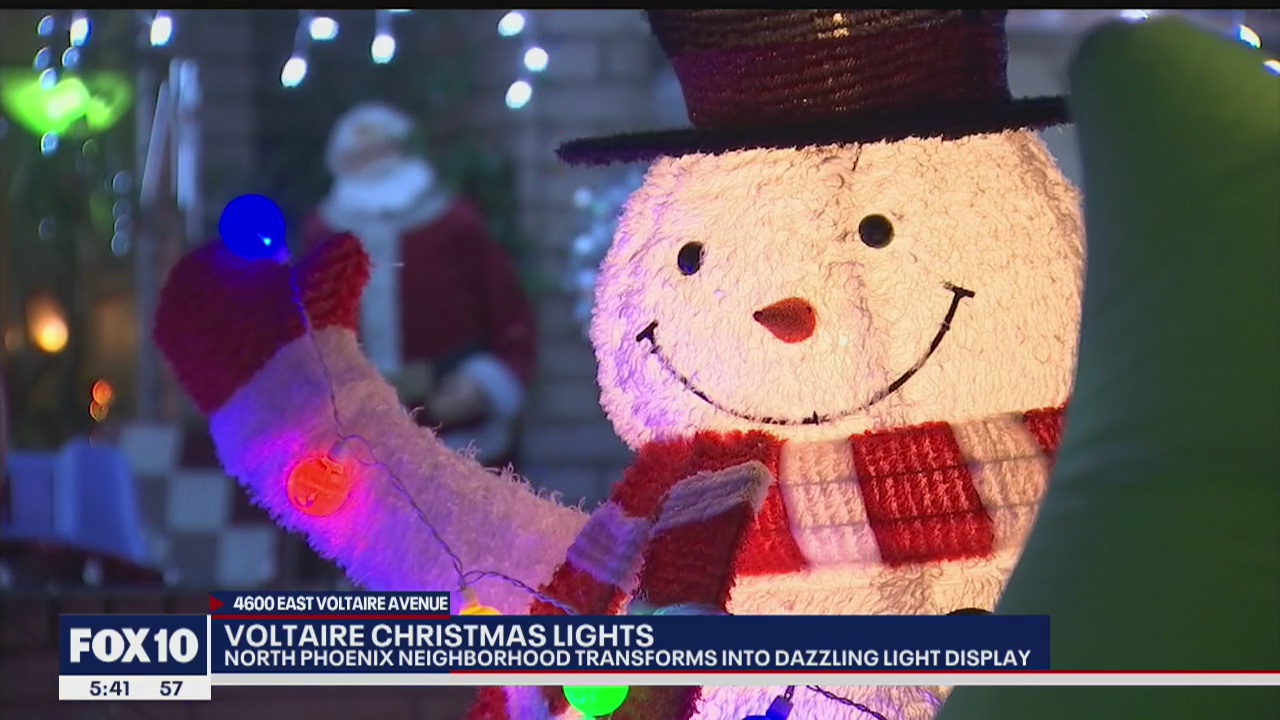Over 100,000 people visit north Phoenix neighborhood's holiday lights