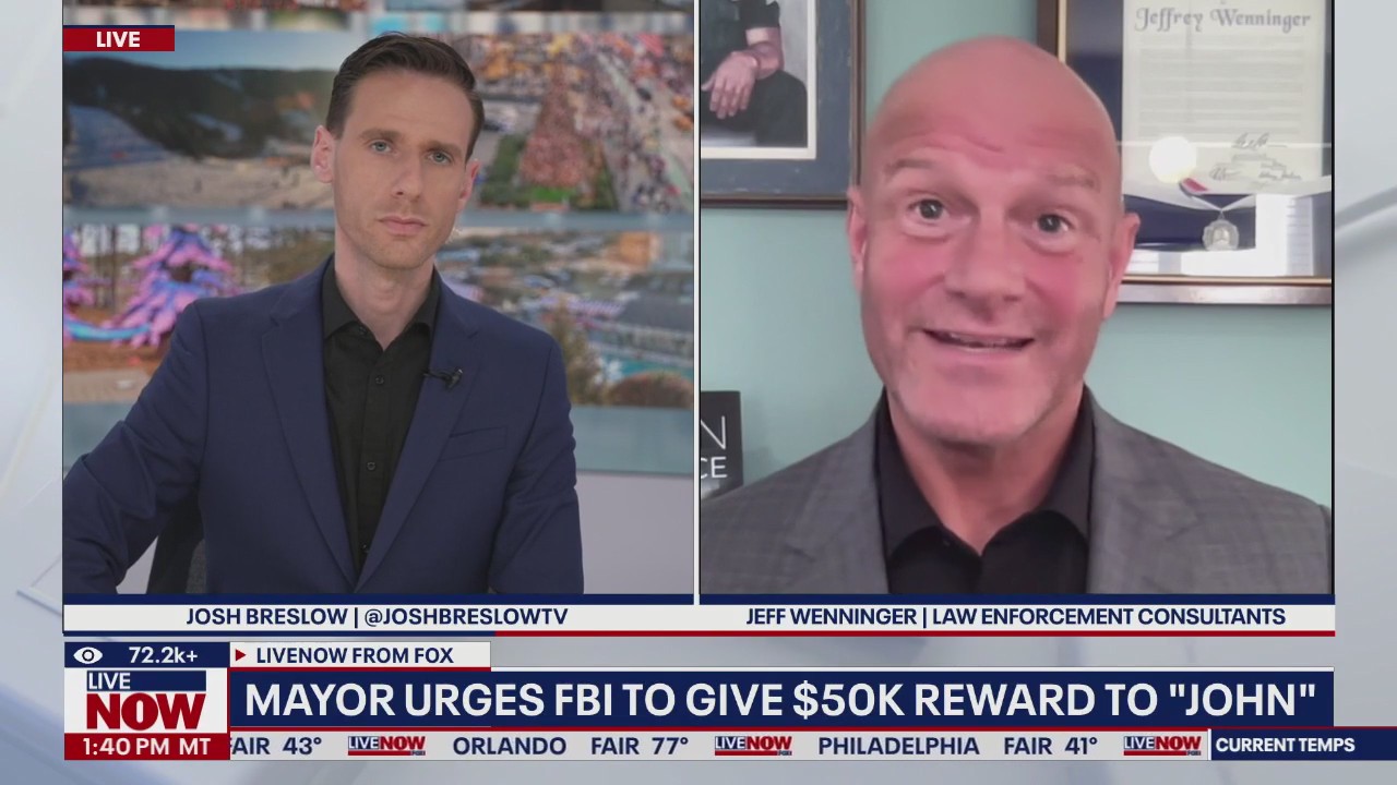 Mayor asks FBI for "John" to receive $50K reward