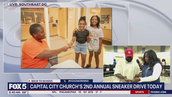 Capital City Church, Stanton Elementary Partner for Back to School Sneaker Drive