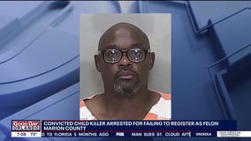 Convicted child killer arrested in Marion County