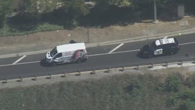 Suspected stolen van leading CHP on chase across Los Angeles