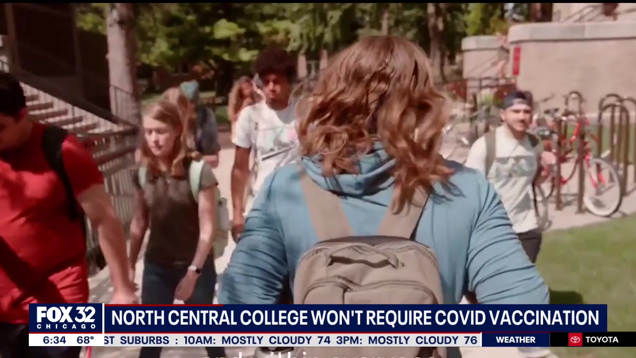 North Central College won't require COVID-19 vaccine