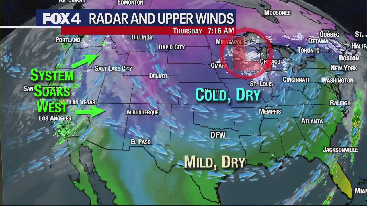 Dallas Weather: Jan. 5 morning forecast