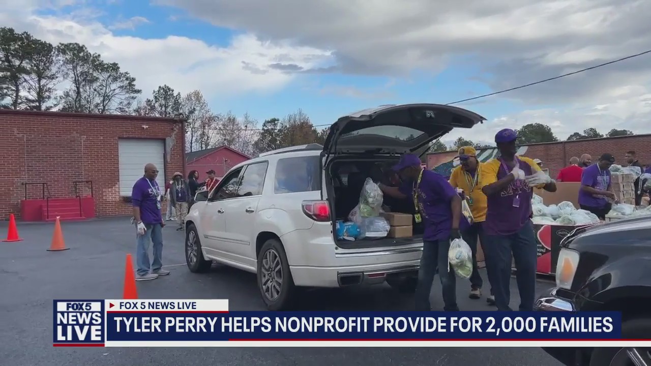 Tyler Perry assists nonprofit serving 2,000 Atlanta families