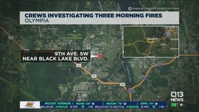 Crews investigate three morning fires in Olympia