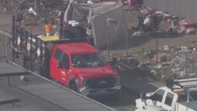 Crews clear South LA homeless encampment