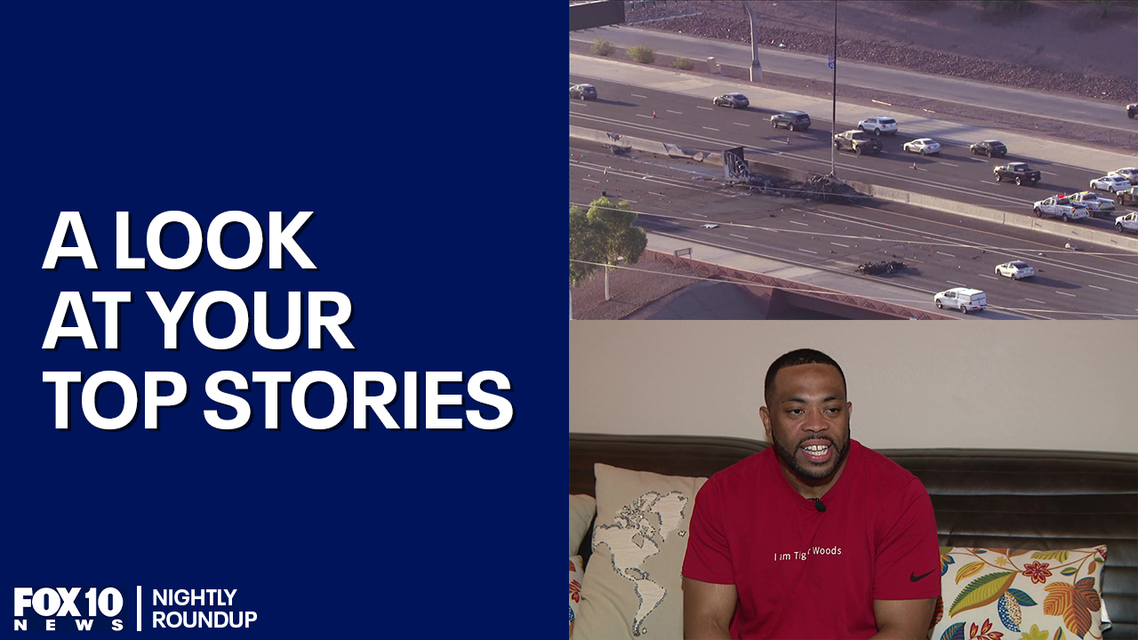 Fiery crash along the I-10 | Nightly Roundup