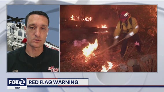Cal Fire concerned about a possible early start to wildfire season as red flag warning hits parts of the Bay Area