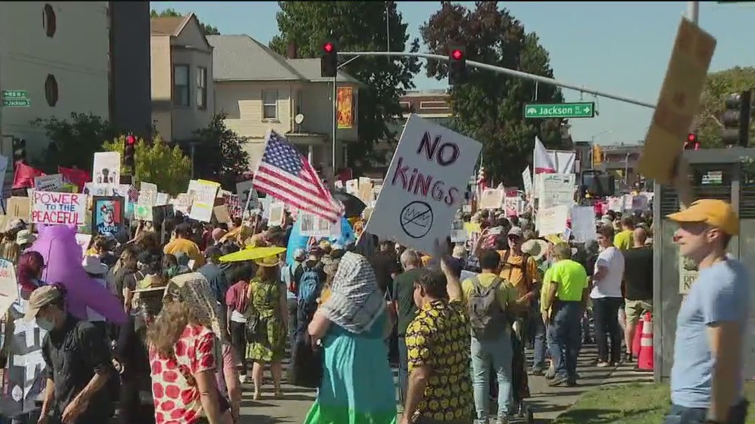 Inside Oakland's ?No Kings? protest at Lake Merritt