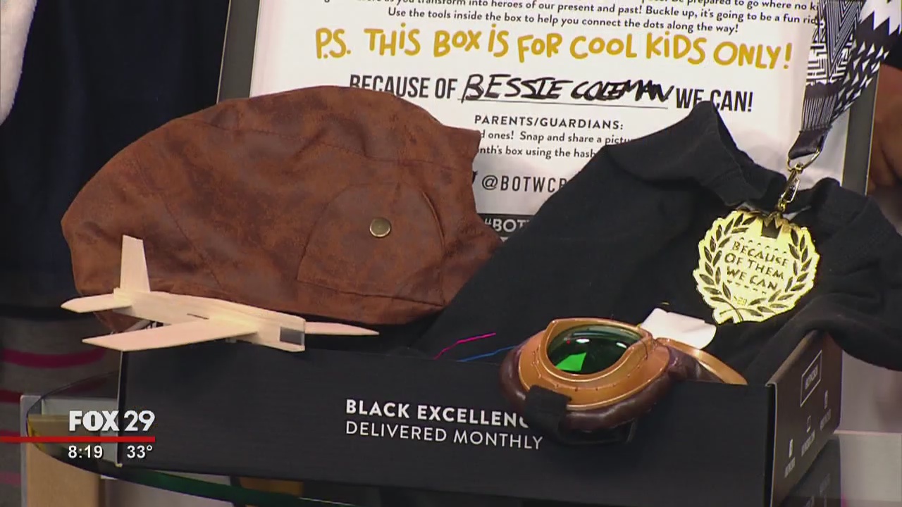'Because of Them We Can' delivers boxes to teach children about black history