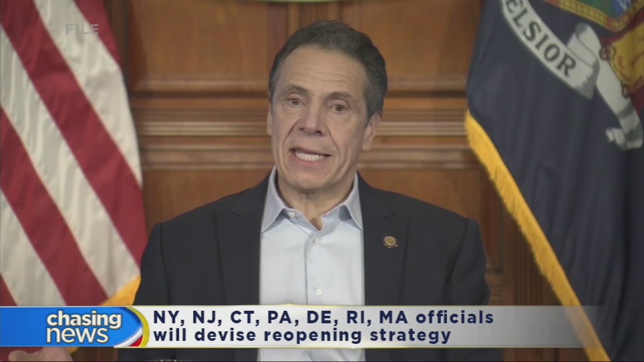 Seven states will coordinate on plan to reopen economy