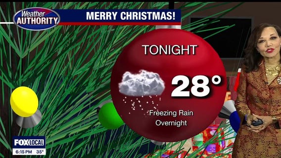 Freezing rain coming Friday morning