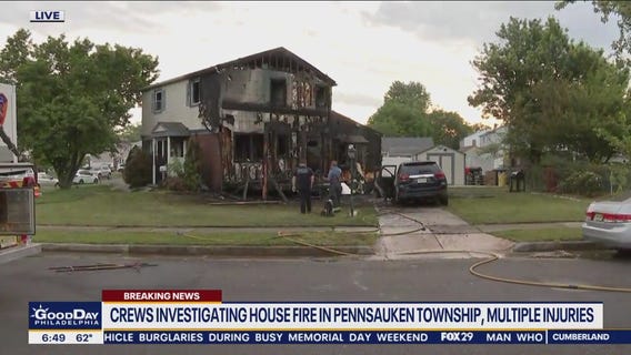 Camden County house fire leaves multiple injured