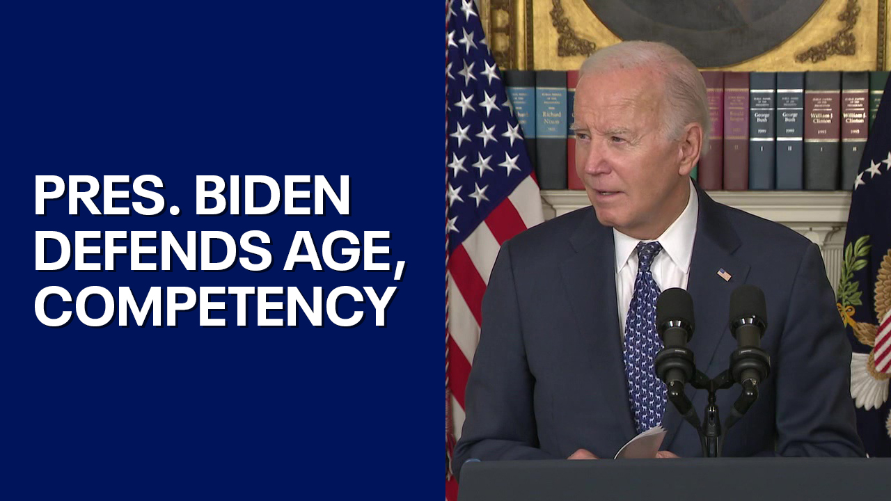 Pres. Biden defends himself after documents report