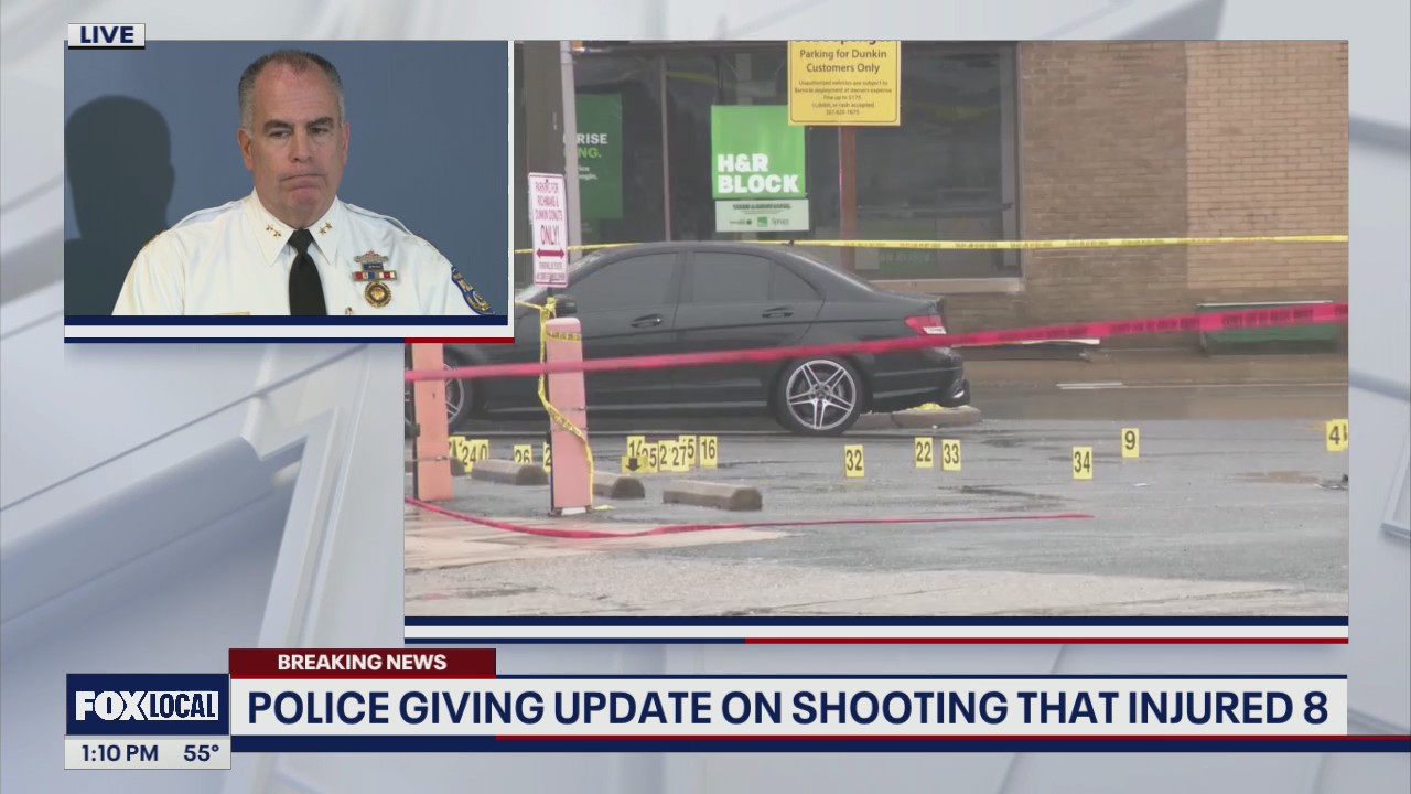 Philadelphia police give update on mass shooting at bus stop that ...