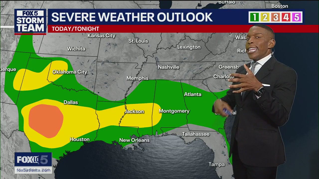 Monday afternoon forecast