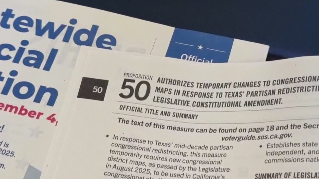 California voters to decide on Prop 50