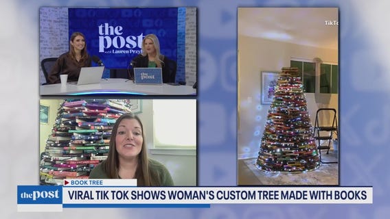 Christmas tree made of books! | The Post