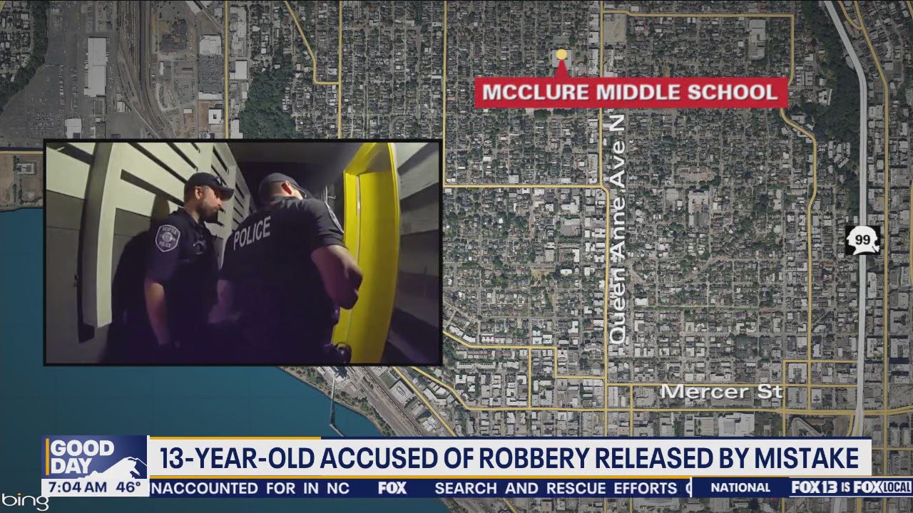 Teen robbery suspect released in Seattle by mistake | FOX 13 Seattle