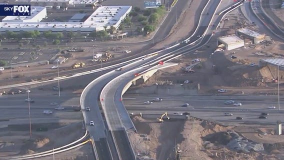 I-10 bridges demolished as part of Broadway Curve Improvement Project