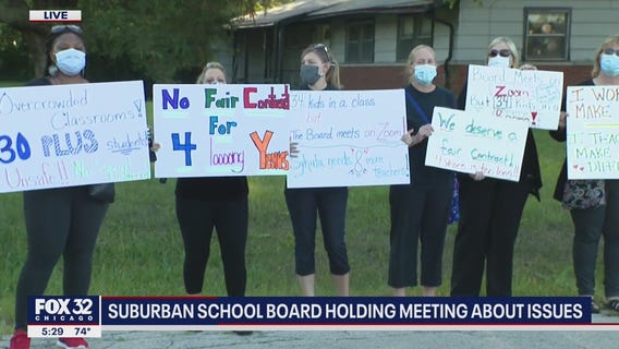Suburban school board to hold meeting amid parents' concerns