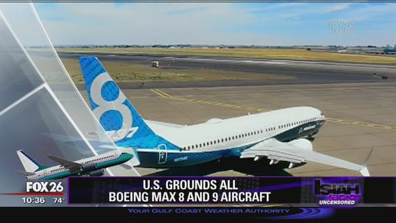U.S. grounds all Boeing Max 8 and 9 aircraft