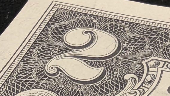 Some $2 bills could be worth thousands of dollars