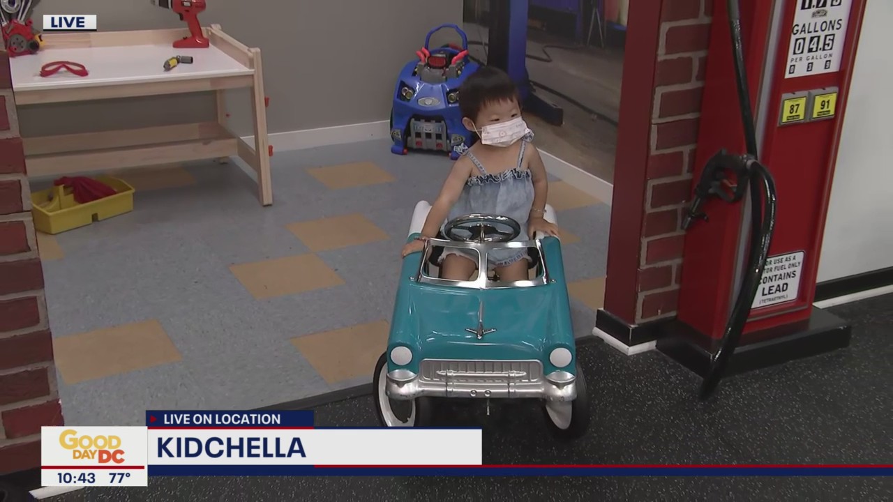 Hanging out at Kidchella at The Little Towns Children's Museum