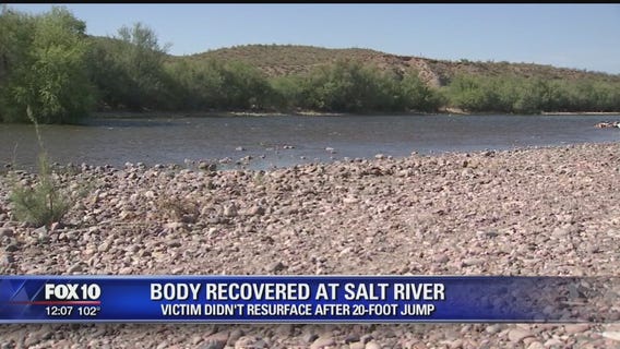 Man drowns after making 20-foot jump into Salt River