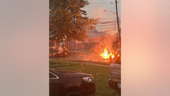Garden City car fire caused by downed power lines