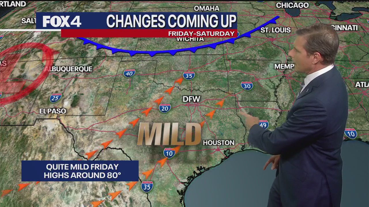 Dallas Weather: March 5 afternoon forecast