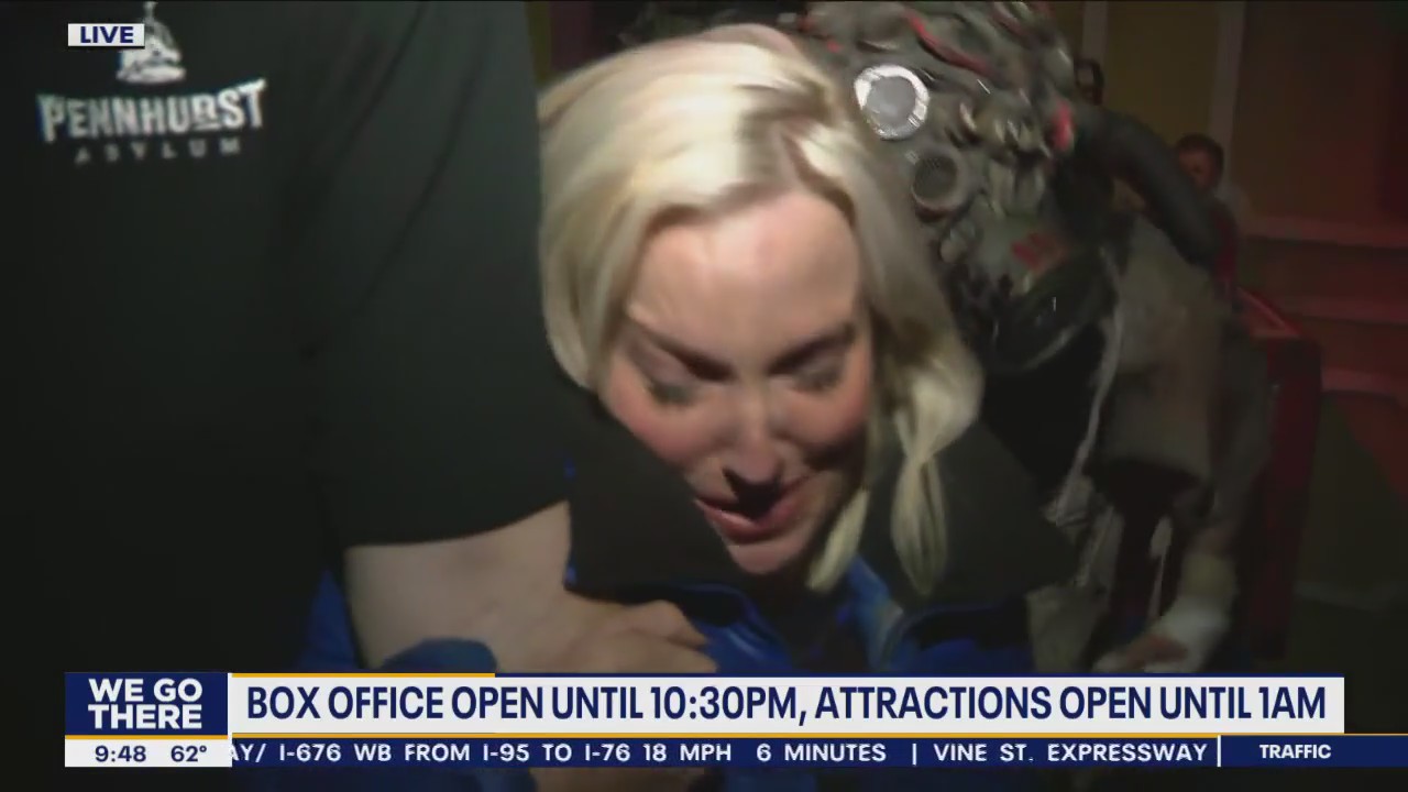 FOX 29's Jenn Frederick screams her way through Pennhurt Asylum