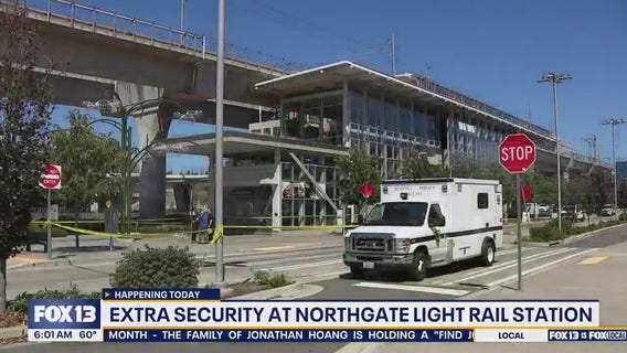 Extra security at Seattle's Northgate Light Rail station