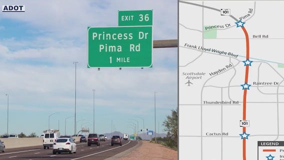 Loop 101 widening project begins in Scottsdale
